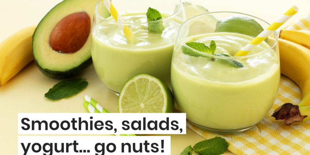 smoothies, salad and yogurt